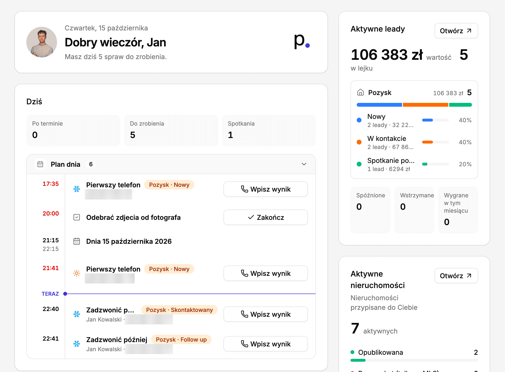 Zaczynaj dzień od telefonów, które przynoszą pieniądze