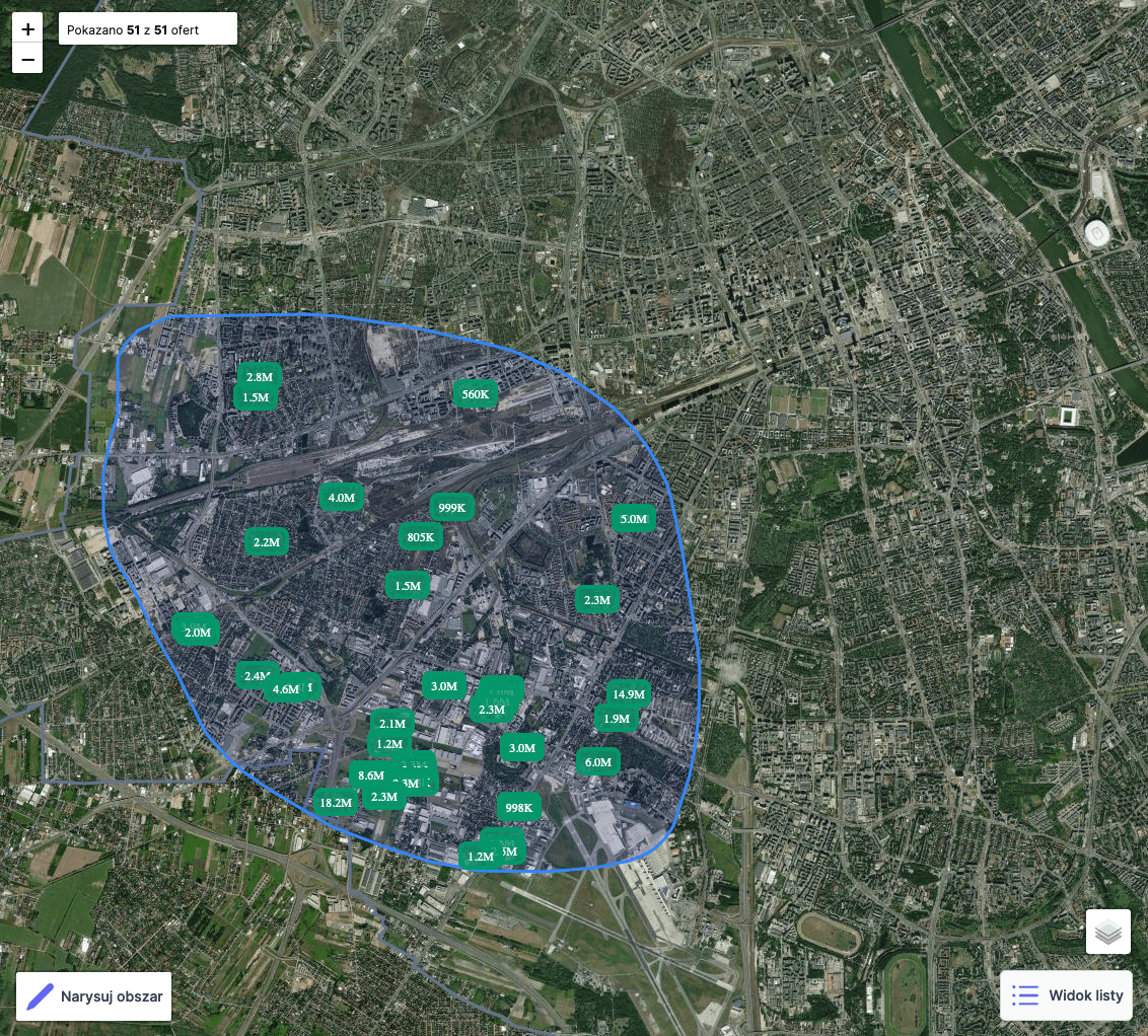 Znajdź nieruchomość w interesującej Cię lokalizacji
