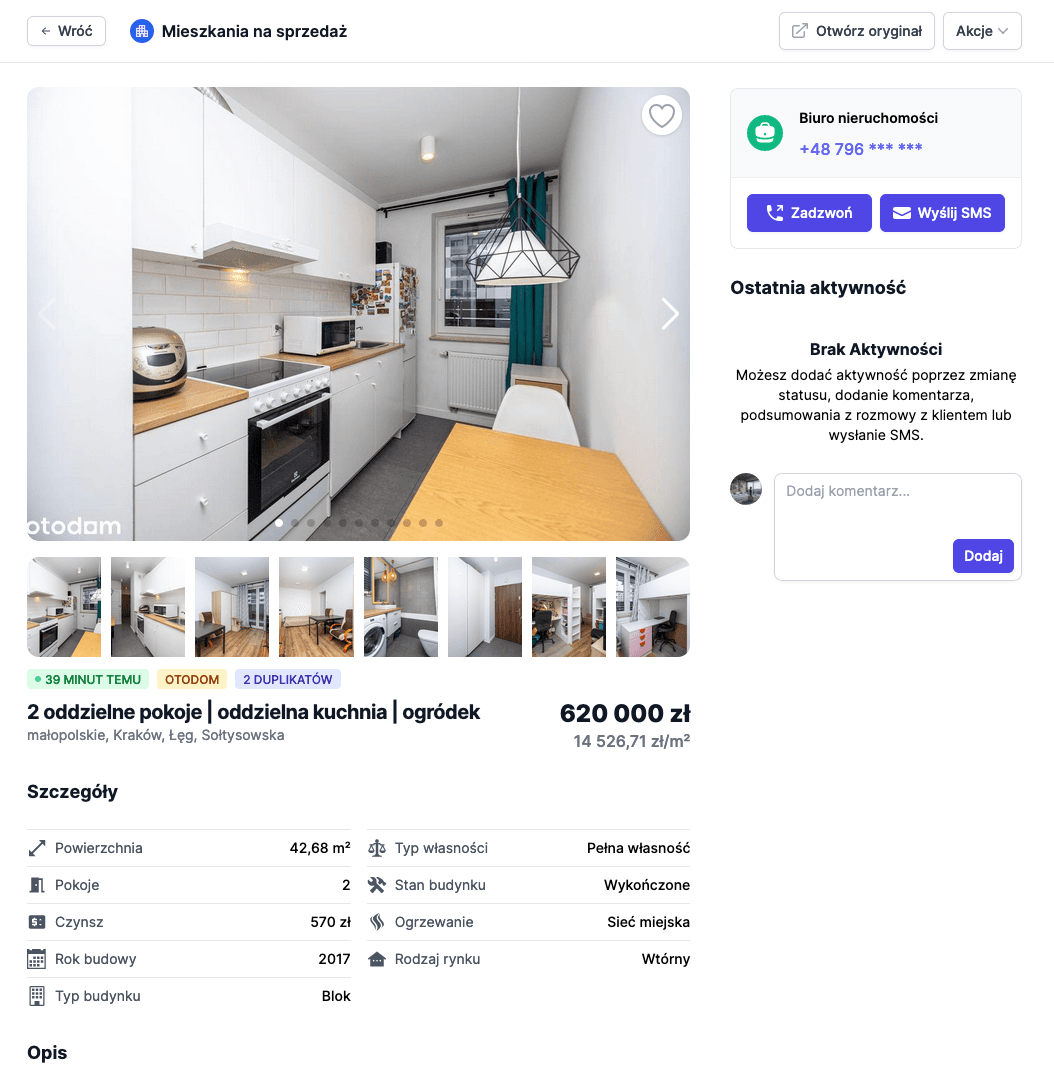 Zaoszczędź czas nie przeglądając duplikatów i nieaktywnych ogłoszeń