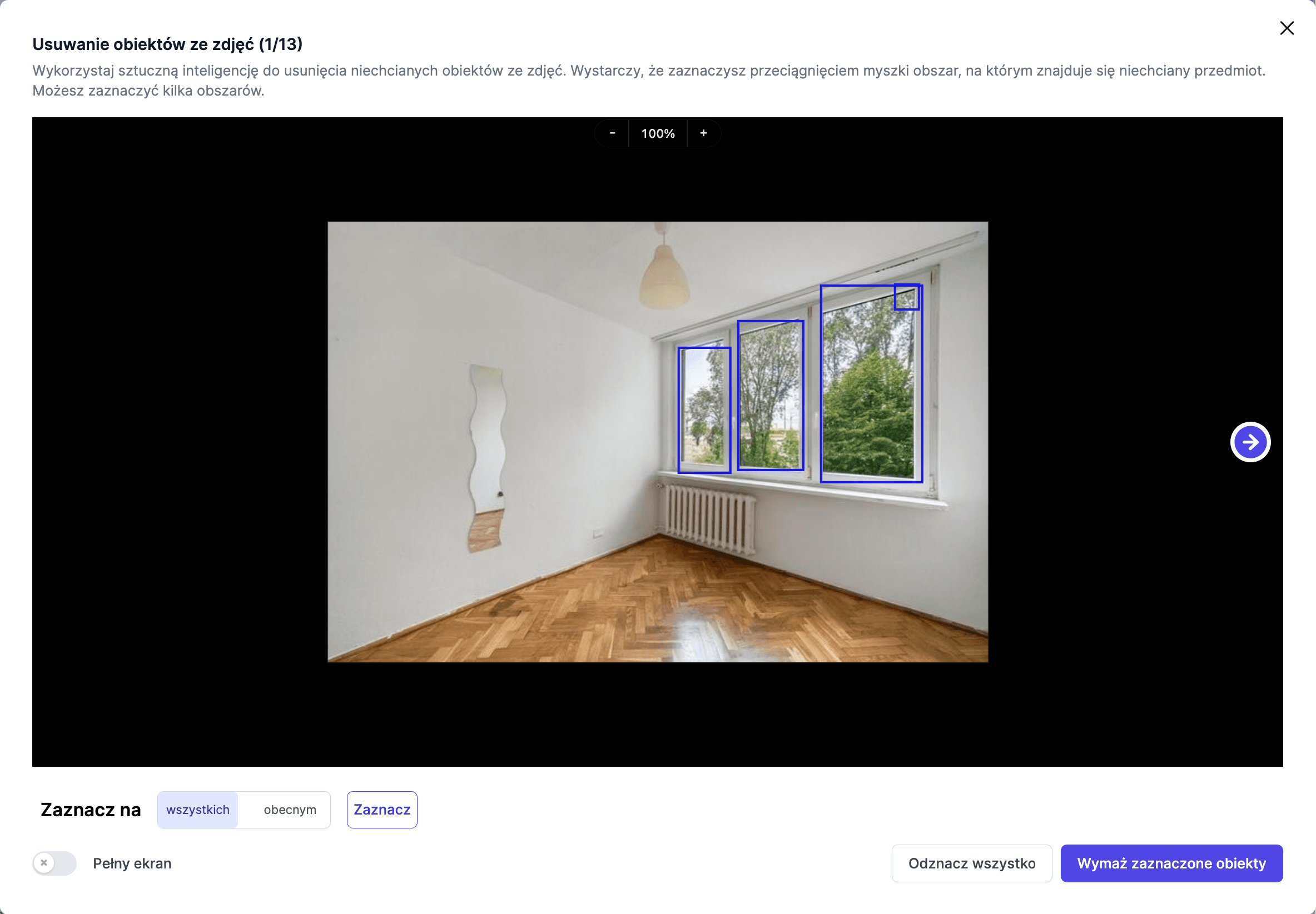 Usuwanie niechcianych obiektów ze zdjęć przy pomocy AI