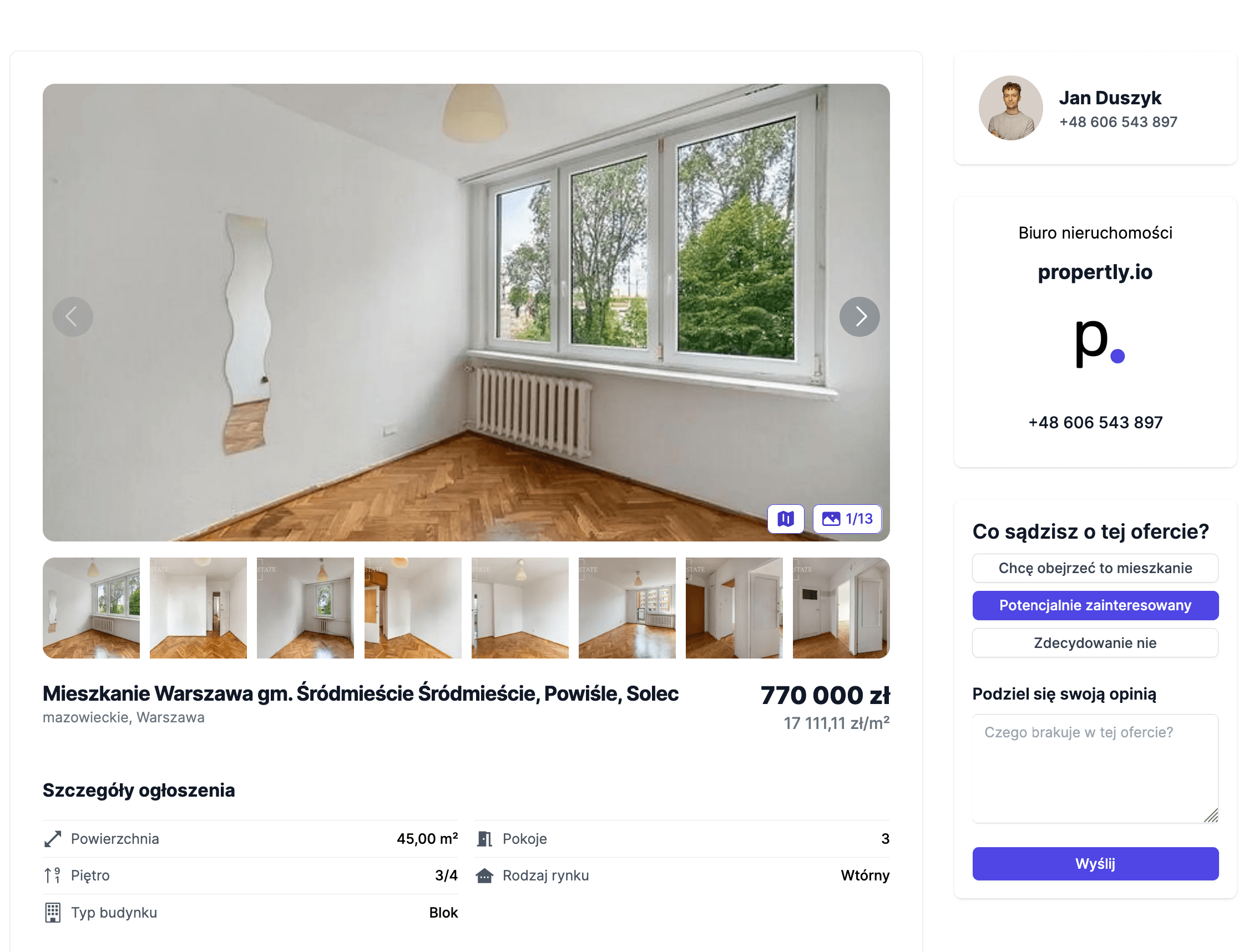 Udostępniaj oferty i zbieraj feedback od klientów